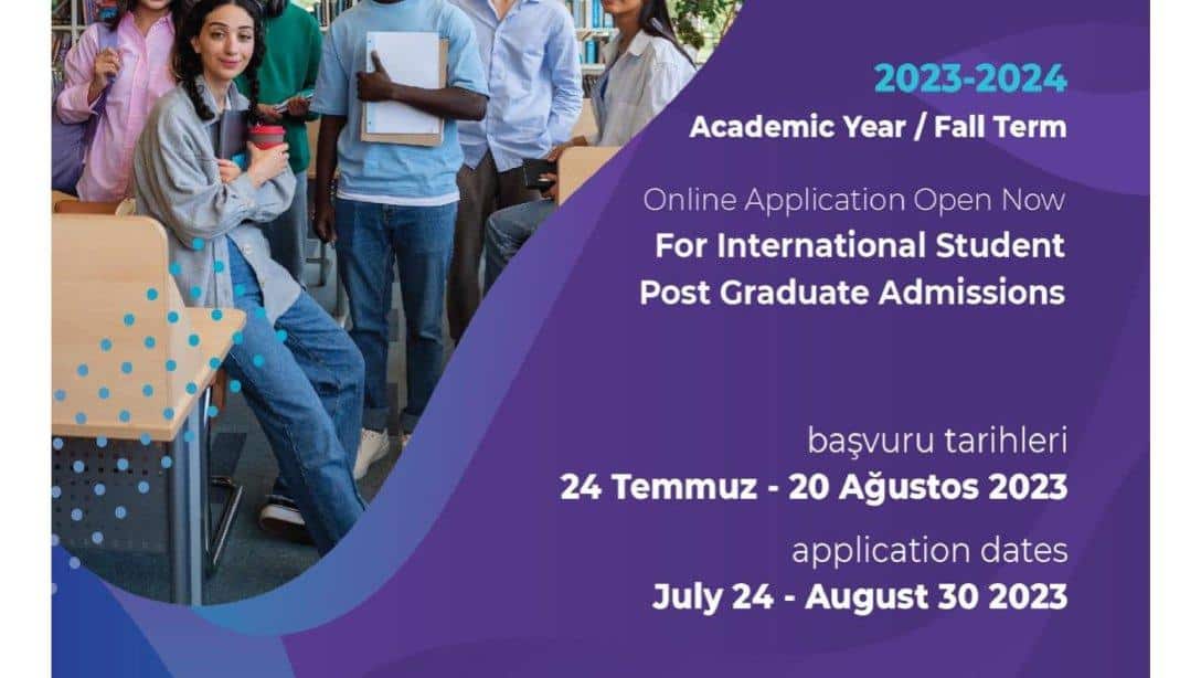 Burdur Mehmet Akif Ersoy Üniversitesi 2023-2024 Güz Yarıyılı Lisansüstü Programlara Yurtdışından Öğrenci Kabulü Başvuruları / 2023-2024 Fall Term International Student Application for Master and PhD Degrees 